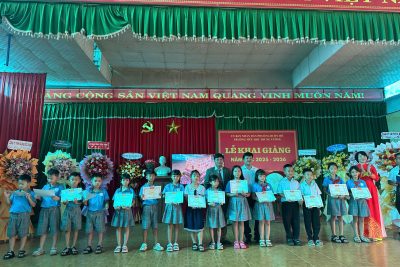 TRƯỜNG TIỂU HỌC TRƯNG VƯƠNG TỔ CHỨC LỄ KHAI GIẢNG NĂM HỌC 2025-2026